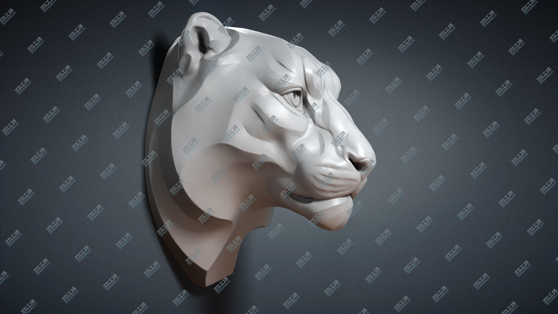 images/goods_img/2021040161/3D model Snow Leopard Head Sculpture Stylized/4.jpg
